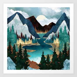 River Vista Art Print