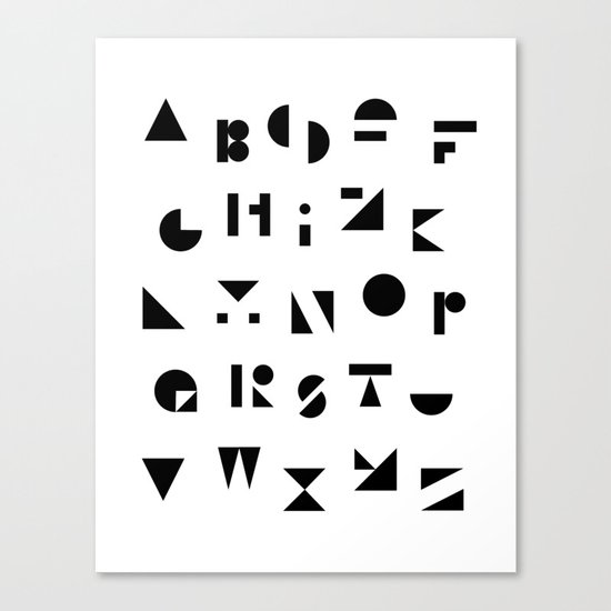 ABC Canvas Print
