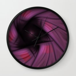 Purple Star Wall Clock
