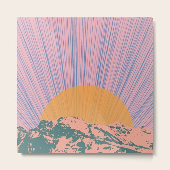 Rising Sun Metal Print