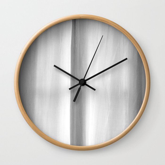 Curtains on a Rainy Afternoon Wall Clock