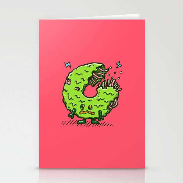 Zombie Donut 02 Stationery Cards