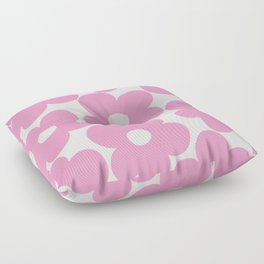 Retro Pink Daisies #1 #decor #art #society6 Floor Pillow