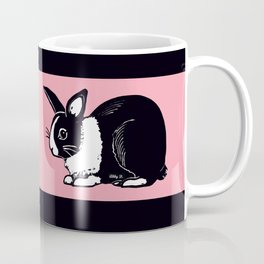 Black & White Dutch Rabbit Coffee Mug