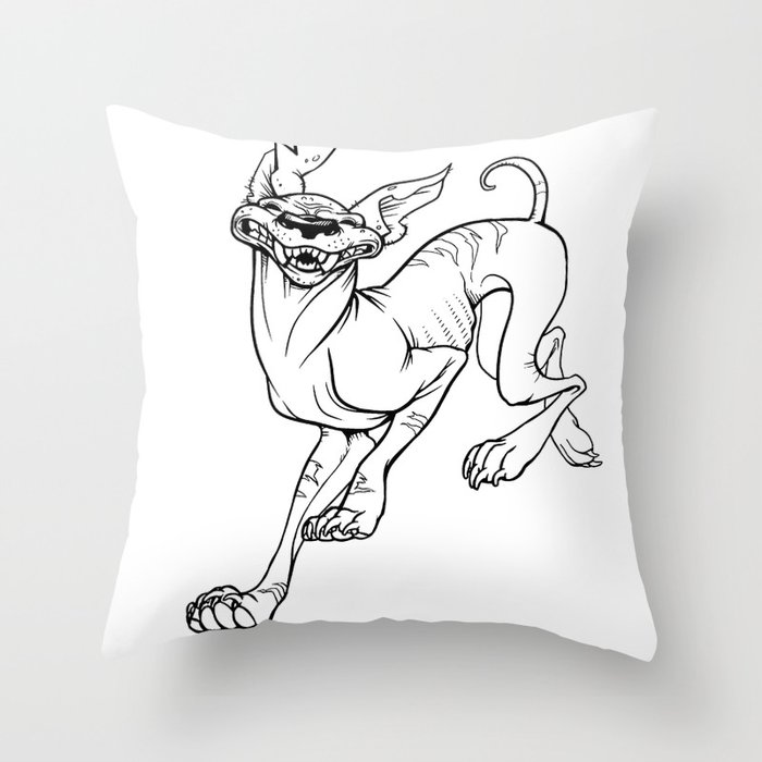 Ugly Dugly Throw Pillow