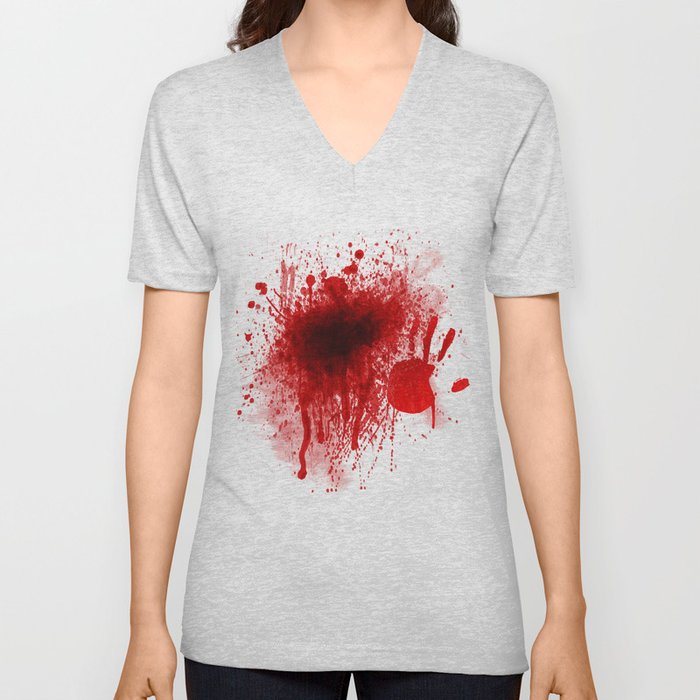 Bloody Day V Neck T Shirt
