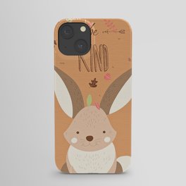 Be Kind  Bunnies Easter Day iPhone Case