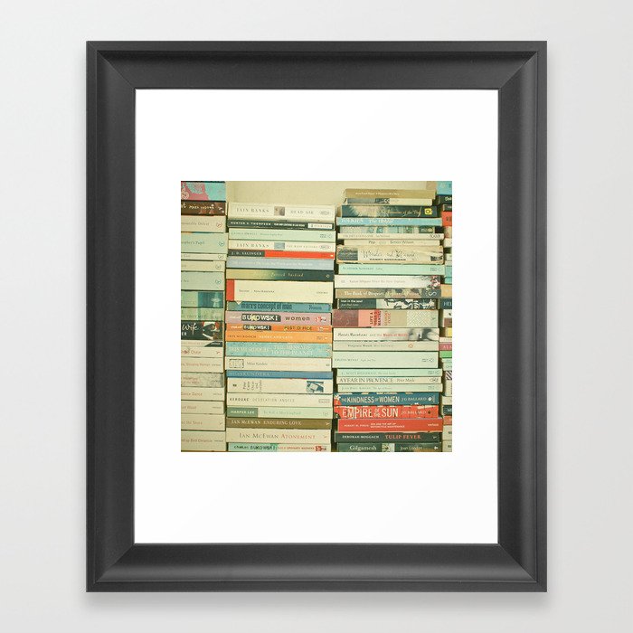 Bookworm Framed Art Print