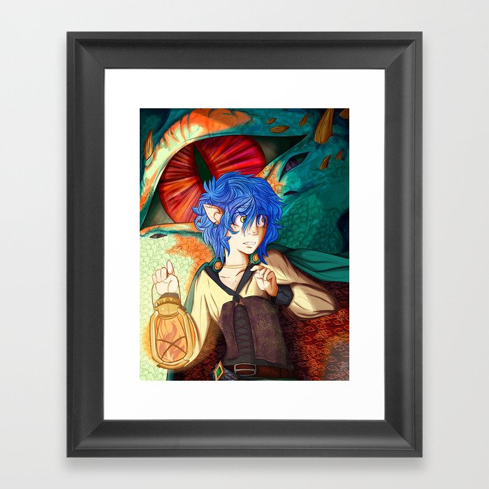 Dragon's Eye Framed Art Print