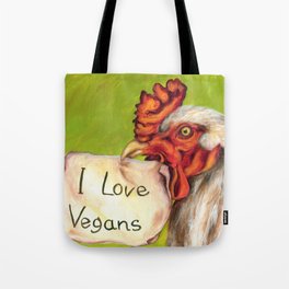 I Love Vegans! Tote Bag