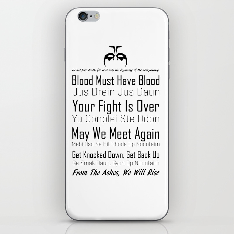 Quotes The 100 Iphone Skin By Wickedtink Society6