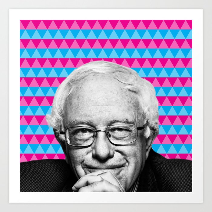 Bernie is Bae Art Print