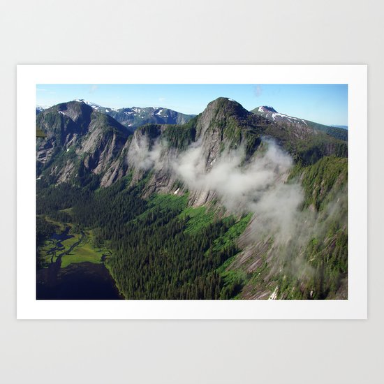 Misty Fjords Art Print