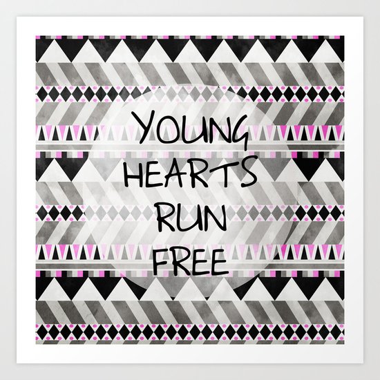 Young Hearts Art Print