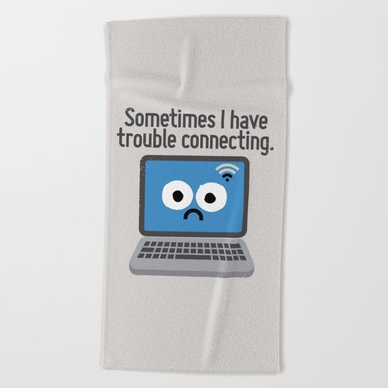 The Social Notwork Beach Towel
