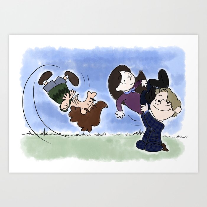 Like Lucy and the Football Art Print