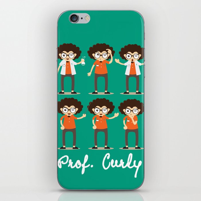 Professor Curly iPhone Skin
