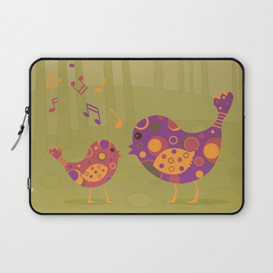 Bird Duet Laptop Sleeve