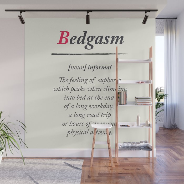 Bedgasm Dictionary Definition Word Meaning Illustration Chill Out