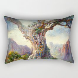 Ancient Spirit Tree Rectangular Pillow