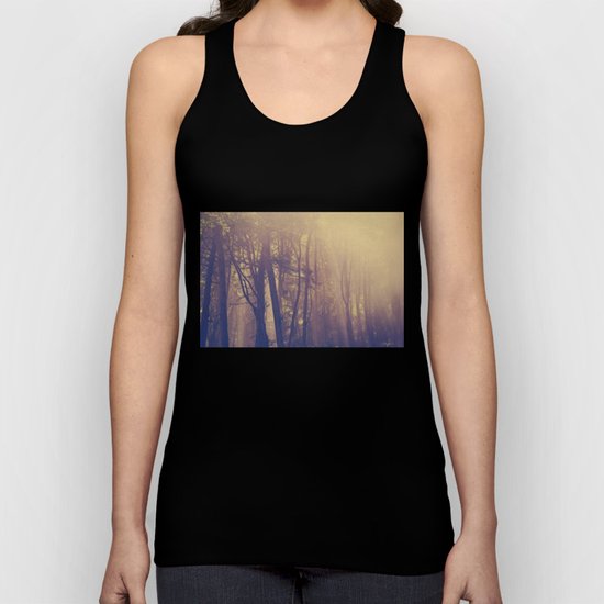 Sunbeams in the Forest Unisex Tank Top