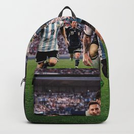 LEO MESSI. WHEN ARGENTINA NEEDS HIM poster Backpack | Parissaintgermain, Fifa, Futboll, Futbol, Brazil, Cr7, Worldcup, Psg, Nemar, Graphicdesign 