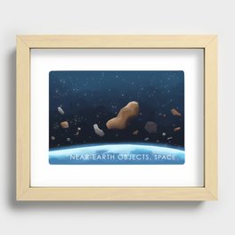 Near-Earth Objects, Space Recessed Framed Print