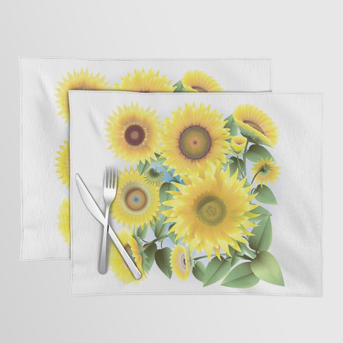 Sunflower Bouquet (square) Placemat
