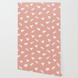 Apiary (Aquatic Pink) Wallpaper