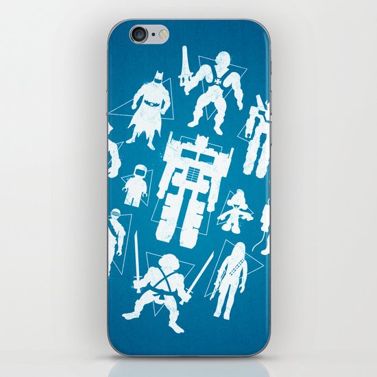 Plastic Heroes iPhone & iPod Skin