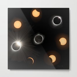 Solar Eclipse Metal Print | Photo, Lenaowens, Astronomy, Eclipse, Astrophysics, Nightsky, Astrophysical, Douglas, Wy, Eclipsed 