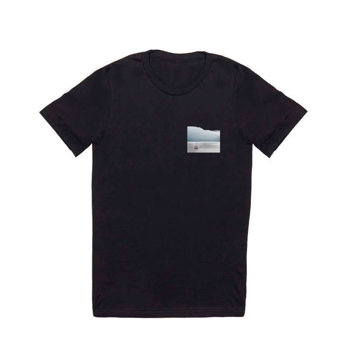 Boat and fog T Shirt