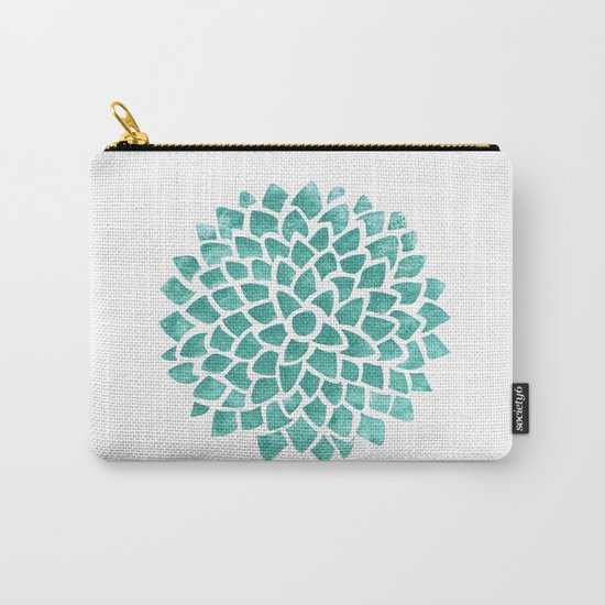 Teal Ice Carry-All Pouch
