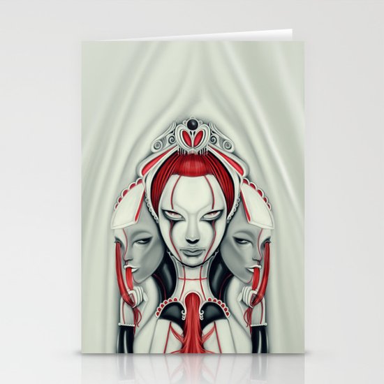 Behind the Curtain Stationery Cards
