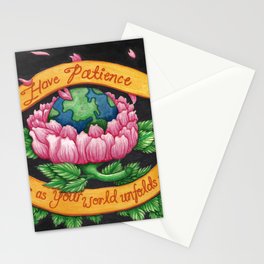Have Patience Stationery Card