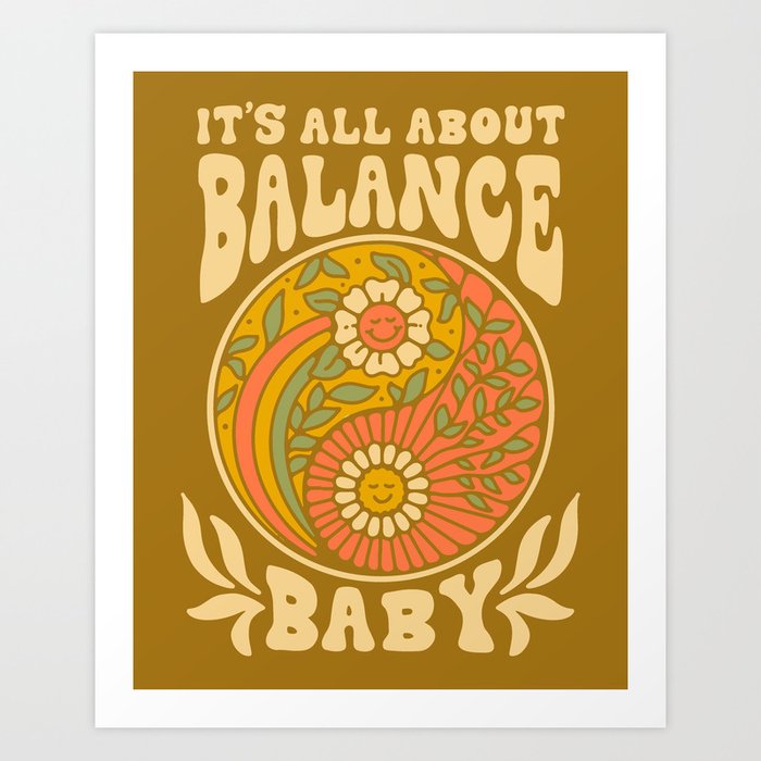 Balance Baby Art Print