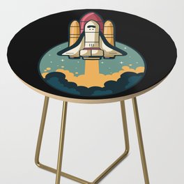 Space Shuttle Rocket Spaceship Astronaut Side Table