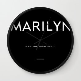 BELIEVE QUOTE Wall Clock