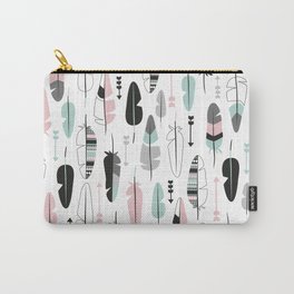 Arrows and feathers summer pattern Carry-All Pouch