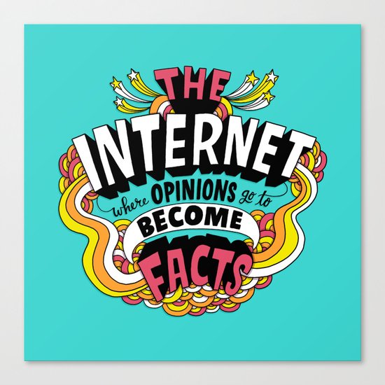 The Internet. Canvas Print