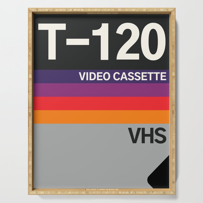 VHS TAPE Serving Tray