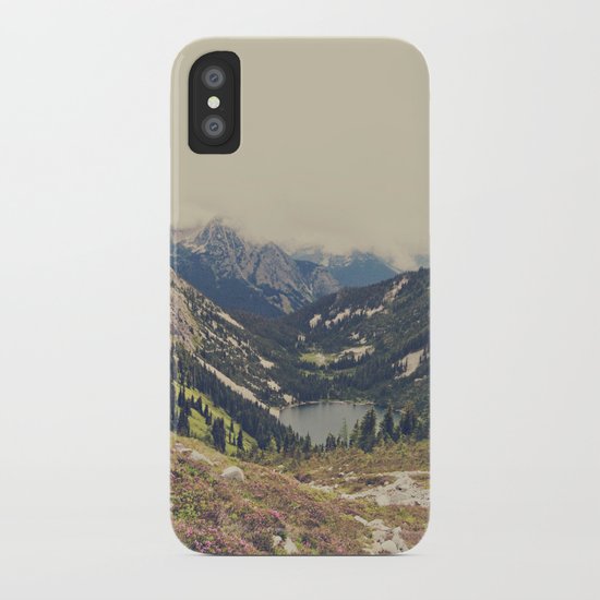 Mountain Flowers iPhone Case