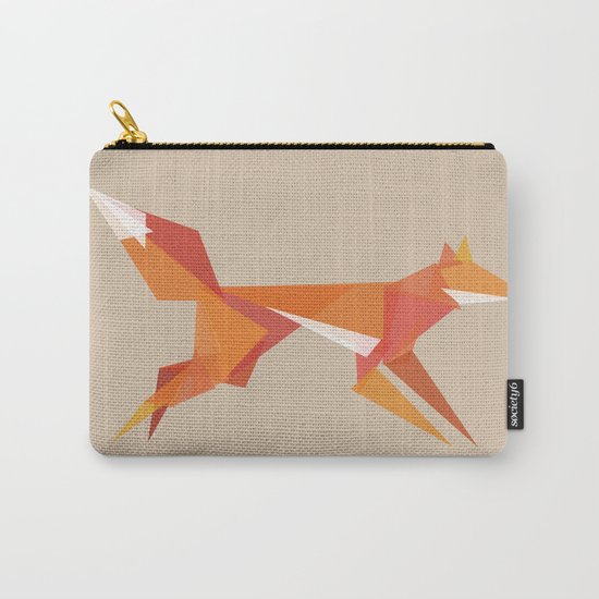 Fractal geometric fox Carry-All Pouch