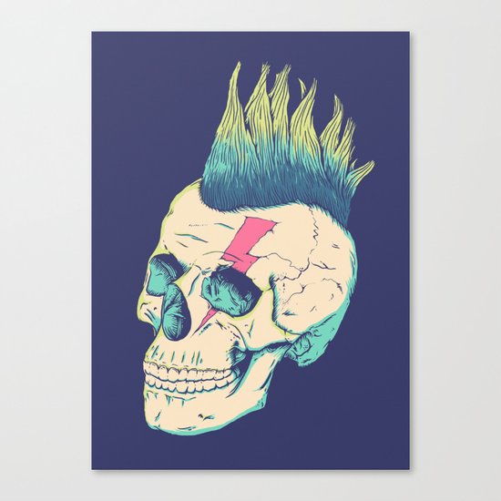 Skull Punk Canvas Print
