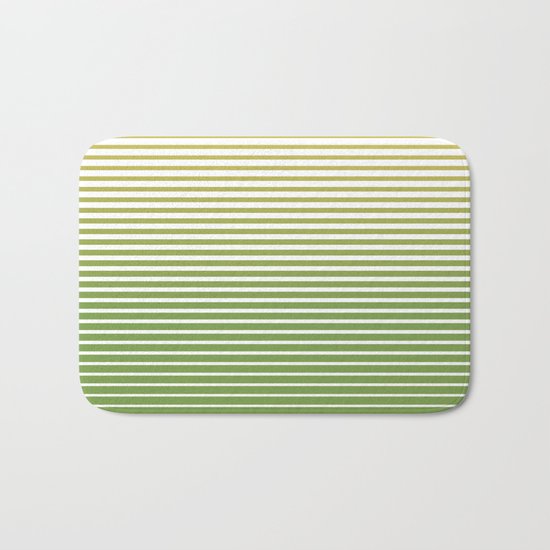 zen stripes Bath Mat