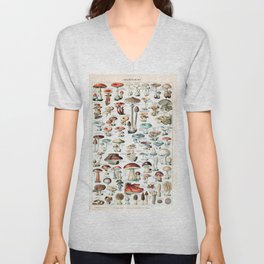Adolphe Millot - Champignons pour tous - vintage poster V Neck T Shirt