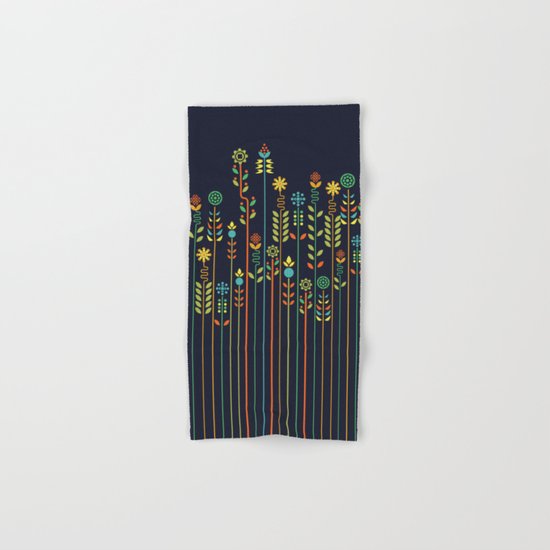 Overgrown flowers Hand & Bath Towel