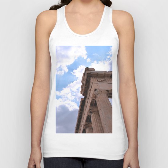 Sky above Parthenon Unisex Tank Top