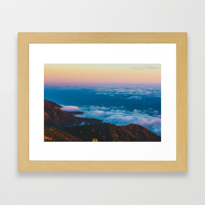 Above the Clouds Framed Art Print