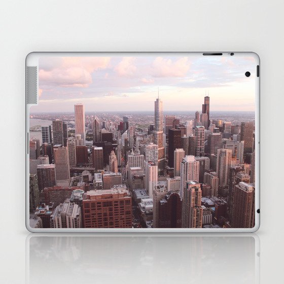Downtown Chicago Skyline, Fine Art Photography Laptop & iPad Skin